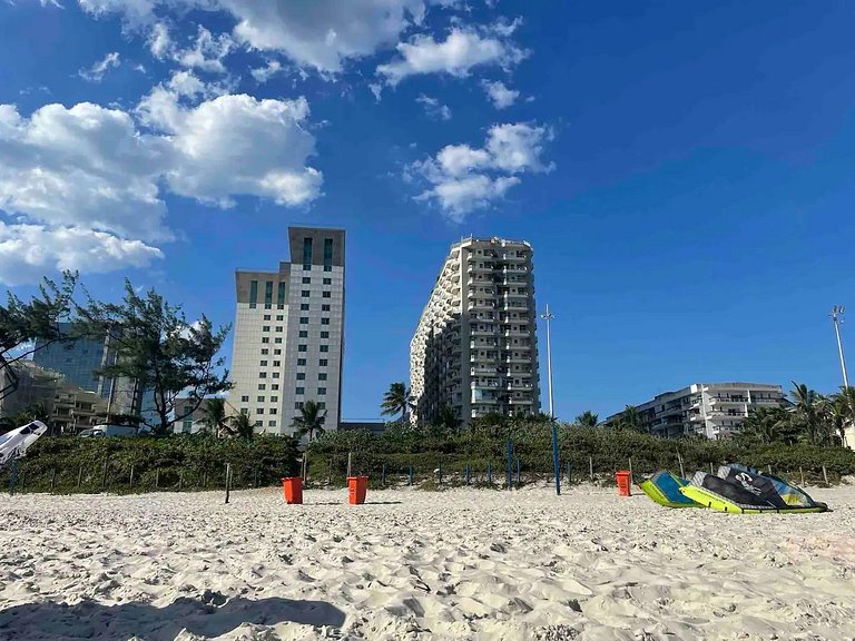 Flat vista mar | Barra da Tijuca com Garagem