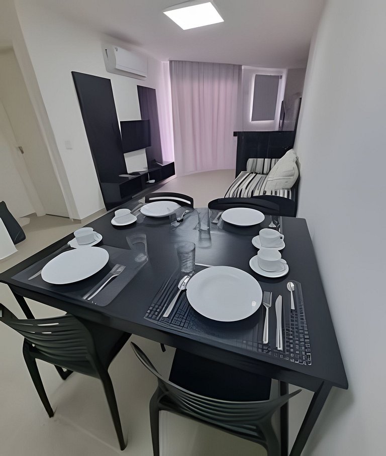 Flat vista mar | Barra da Tijuca com Garagem
