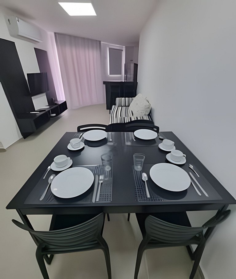 Flat vista mar | Barra da Tijuca com Garagem