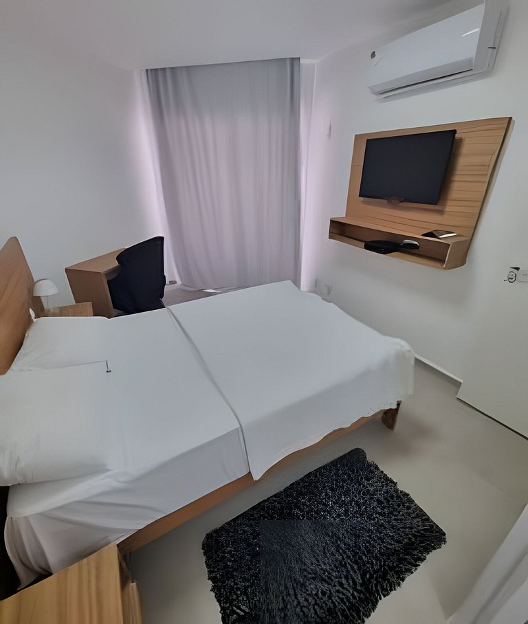 Flat vista mar | Barra da Tijuca com Garagem