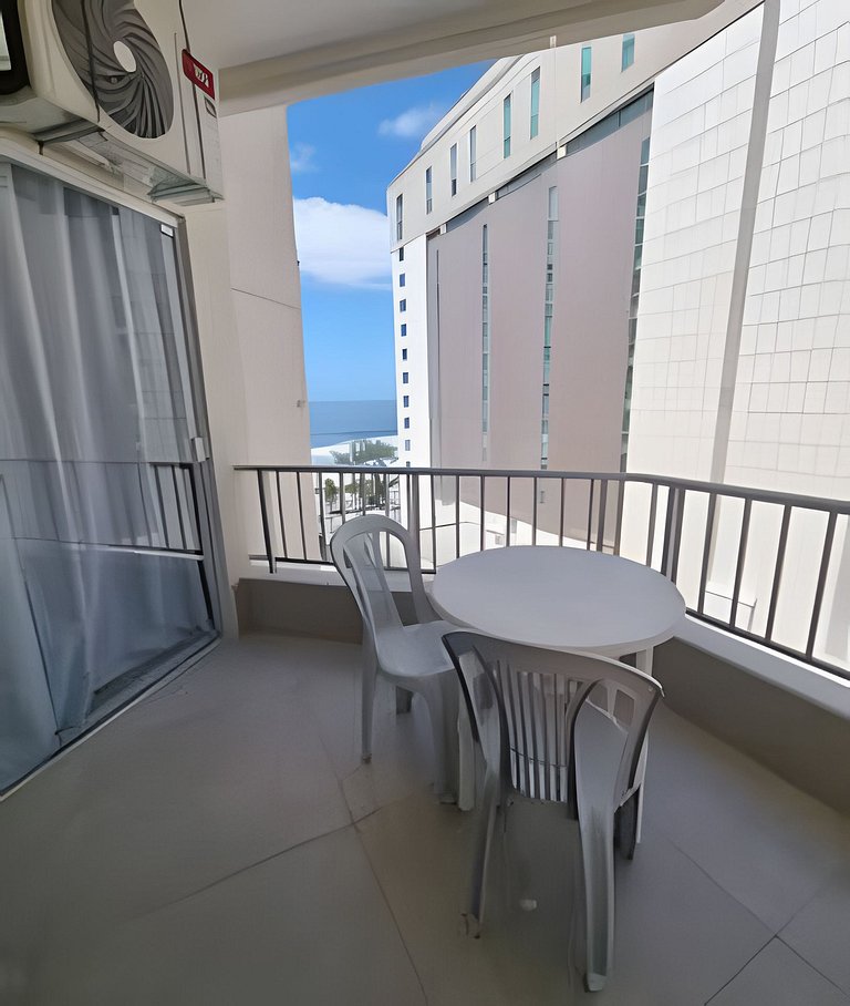 Flat vista mar | Barra da Tijuca com Garagem
